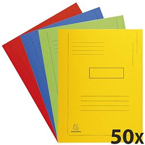 Exacompta Ref 445000E Forever Collection 2-Flap Folder 24 x 32cm in Size, Suitable for A4 Documents, Made from 290gsm Recycled Board, 2 Flaps to Secure Documents Assorted Colours (Pack of 50) Exacompta Ref 445000E Forever Collection 2-Flap Folder 24 x 32cm in Size, Suitable for A4 Documents, Made from 290gsm Recycled Board, 2 Flaps to Secure Documents Assorted Colours (Pack of 50)