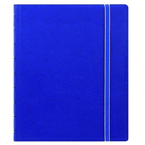 Filofax REFILLABLE NOTEBOOK CLASSIC, 9.25" x 7.25" Blue Elegant leather-look cover with moveable pages Elastic closure, index, pocket and page marker (B115903U) Filofax REFILLABLE NOTEBOOK CLASSIC, 9.25" x 7.25" Blue Elegant leather-look cover with moveable pages Elastic closure, index, pocket and page marker (B115903U)