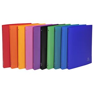 Exacompta ref. 511999E Box of 10 flexible OPAK binders 4 round rings, diameter 15 mm Spine 20 mm External dimensions: 32 x 25 cm A4 file format 10 assorted colors Exacompta ref. 511999E Box of 10 flexible OPAK binders 4 round rings, diameter 15 mm Spine 20 mm External dimensions: 32 x 25 cm A4 file format 10 assorted colors