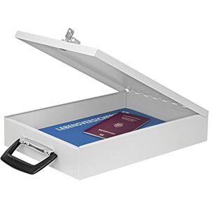WEDO A4 Document Box with Handle Light Grey WEDO A4 Document Box with Handle Light Grey