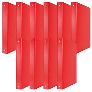 DONAU 3737001PL-04 Ring Binder Red 4-O-Ring Mechanism 30 mm DIN A4 Ring Binder Cardboard/Plastic Made of 1.9 mm Thick Cardboard with Eco PP 100µ Pack of 10 DONAU 3737001PL-04 Ring Binder Red 4-O-Ring Mechanism 30 mm DIN A4 Ring Binder Cardboard/Plastic Made of 1.9 mm Thick Cardboard with Eco PP 100µ Pack of 10