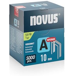 Novus Tools 042-0763 Fine Wire Staple A Staple Type 53, Grey, 10 mm Novus Tools 042-0763 Fine Wire Staple A Staple Type 53, Grey, 10 mm