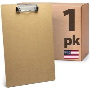 Officemate Recycled Legal Size Wood Clipboard, Low Profile Clip, Brown (83225) Officemate Recycled Legal Size Wood Clipboard, Low Profile Clip, Brown (83225)