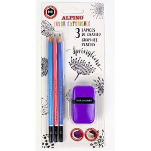 Alpino Color Experience 3 Graphite Pencils + Sharpener with Container and Eraser HB Pencils Professional Graphite Pencils Alpino Color Experience 3 Graphite Pencils + Sharpener with Container and Eraser HB Pencils Professional Graphite Pencils
