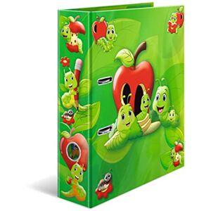 HERMA Lever Arch File Kindergarten Animals with Fritz The Worm Motif, A4, 70 mm Spine, with Inner Print, 1 Folder HERMA Lever Arch File Kindergarten Animals with Fritz The Worm Motif, A4, 70 mm Spine, with Inner Print, 1 Folder