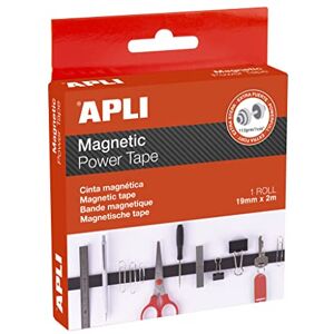 APLI 19185 Extra Strong Magnetic Adhesive Tape 19mm x 2m Heavy Duty Roll APLI 19185 Extra Strong Magnetic Adhesive Tape 19mm x 2m Heavy Duty Roll