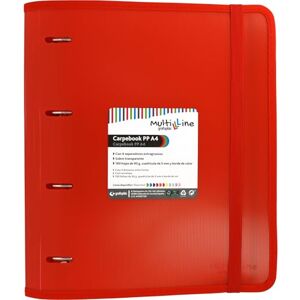 Grafoplás 88100051 Folder with Refill and Dividers, A4, Red, Polypropylene, Carpebook Multiline Grafoplás 88100051 Folder with Refill and Dividers, A4, Red, Polypropylene, Carpebook Multiline