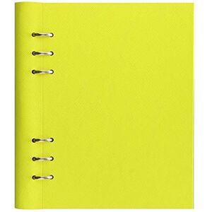 Filofax A5 Saffiano Clipbook fluoro yellow Filofax A5 Saffiano Clipbook fluoro yellow