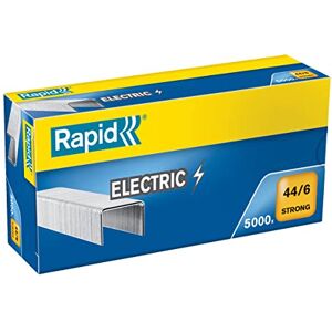 Rapid 44/6mm Strong Staples, For Stapling up to 20 Sheets, Use with Electric Staplers, Galvanised Wire, Box of 5000, 24868100 Rapid 44/6mm Strong Staples, For Stapling up to 20 Sheets, Use with Electric Staplers, Galvanised Wire, Box of 5000, 24868100