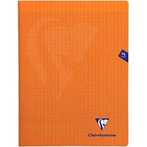 Clairefontaine 383361C A Set of 10 Mimesys Orange Notebooks 24x32 cm 96 Seyes Ruled Pages White Paper 90 g Polypro Cover Clairefontaine 383361C A Set of 10 Mimesys Orange Notebooks 24x32 cm 96 Seyes Ruled Pages White Paper 90 g Polypro Cover