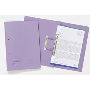 Guildhall Exacompta Ref 346-MVEZ Document Spiral Files, 285gsm Medium Weight Spring Manilla, 355x250mm, Metal Spring Mechanism, Blue Angel Certified Mauve, Pack of 25 Guildhall Exacompta Ref 346-MVEZ Document Spiral Files, 285gsm Medium Weight Spring Manilla, 355x250mm, Metal Spring Mechanism, Blue Angel Certified Mauve, Pack of 25