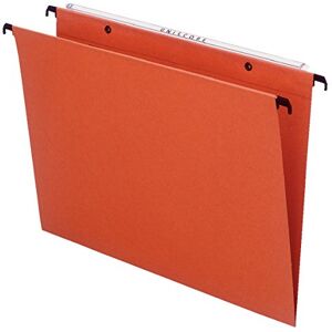 Esselte 10402 Orgarex Foolscap Suspension File Kraft V-Base 15 mm Capacity Orange, Pack of 50 Esselte 10402 Orgarex Foolscap Suspension File Kraft V-Base 15 mm Capacity Orange, Pack of 50