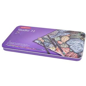 Derwent Studio Colouring Pencils, Drawing & Writing, Ideal For Illustrating, Set Of 72, Professional Quality, 32201 Derwent Studio Colouring Pencils, Drawing & Writing, Ideal For Illustrating, Set Of 72, Professional Quality, 32201