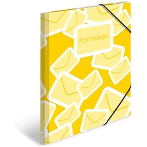 HERMA Elastic Mail Folder with Envelope Motif, A4, Sturdy Plastic, with Inner Print, 1 Span Folder HERMA Elastic Mail Folder with Envelope Motif, A4, Sturdy Plastic, with Inner Print, 1 Span Folder