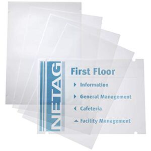 Durable 483619 EDP-inscribable Film Crystal Sign refill, 297 x 420 mm, for Door Signs 4826, Bag of 10 Sheets, Transparent Durable 483619 EDP-inscribable Film Crystal Sign refill, 297 x 420 mm, for Door Signs 4826, Bag of 10 Sheets, Transparent