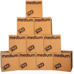 StorePAK Medium Storage Boxes Archive Cardboard Boxes with Handles, 64 litres 100% Recyclable H40.5 x W40.5 x D40.5 cm, Brown, 64 Litres (Medium) (Pack of 10) StorePAK Medium Storage Boxes Archive Cardboard Boxes with Handles, 64 litres 100% Recyclable H40.5 x W40.5 x D40.5 cm, Brown, 64 Litres (Medium) (Pack of 10)