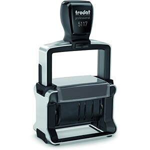 Trodat Professional 5117 Self Inking Date Stamp with English Texts – Dial a Word – Black Ink,48mm x 4 mm Trodat Professional 5117 Self Inking Date Stamp with English Texts – Dial a Word – Black Ink,48mm x 4 mm
