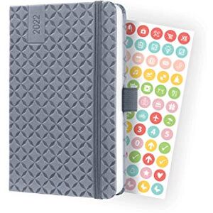 Sigel J2120 Jolie Weekly diary 2022, 9,5 x 15 cm, hardcover, 174 pages, grey Sigel J2120 Jolie Weekly diary 2022, 9,5 x 15 cm, hardcover, 174 pages, grey