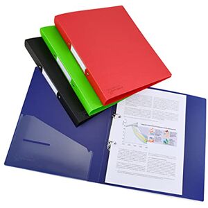 Rapesco 1658 2-Ring Binder with Antibacterial Protection, 35 mm Spine, A4, Assorted Colours, Pack of 4 Rapesco 1658 2-Ring Binder with Antibacterial Protection, 35 mm Spine, A4, Assorted Colours, Pack of 4