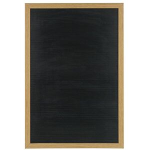 Bi-Office Black Oak Grooved Notice Board 600mm x 900mm Bi-Office Black Oak Grooved Notice Board 600mm x 900mm