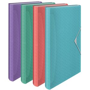 Esselte A4 Expanding Concertina File, Clear Folder Organiser With 5 Tabs/6 Compartments, Home/Office, Embossed Pattern, Colour'Breeze Range, Assorted Shade, 626254 Esselte A4 Expanding Concertina File, Clear Folder Organiser With 5 Tabs/6 Compartments, Home/Office, Embossed Pattern, Colour'Breeze Range, Assorted Shade, 626254