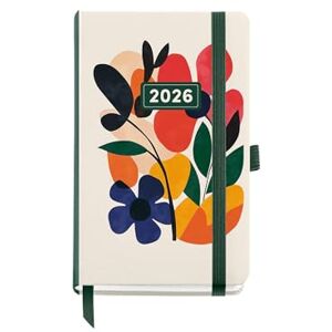 Miquelrius 2026 Week to View Diary, Small Format (90 x 140 mm), Weekly Planning, Hard Cardboard Cover, Spiral, Elastic Closure, Paper 80 g/m², Catalan-EN-PT, Mini Garden Miquelrius 2026 Week to View Diary, Small Format (90 x 140 mm), Weekly Planning, Hard Cardboard Cover, Spiral, Elastic Closure, Paper 80 g/m², Catalan-EN-PT, Mini Garden