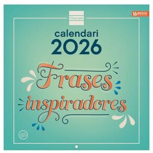 Finocam Wall Calendar 2026 30x30 cm Month View January December 2026 + Sep.- Dec. 2025 (4 months) reduced Calendar 2026 Images Inspirational phrases Catalan Finocam Wall Calendar 2026 30x30 cm Month View January December 2026 + Sep.- Dec. 2025 (4 months) reduced Calendar 2026 Images Inspirational phrases Catalan