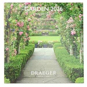 DRAEGER PARIS 1886 Large Wall Calendar 28 x 29 cm 2026 Garden Theme 12 Months FSC Paper Detachable Illustrations DRAEGER PARIS 1886 Large Wall Calendar 28 x 29 cm 2026 Garden Theme 12 Months FSC Paper Detachable Illustrations