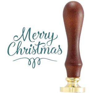 Spellbinders Merry Christmas Oval Wax Seal Stamp from The Sealed for Christmas Collection Spellbinders Merry Christmas Oval Wax Seal Stamp from The Sealed for Christmas Collection