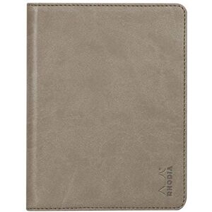 Rhodia 213002C rama No. 13 Taupe Clipboard and Document Holder Booklet for Notepads or A6 Format Notebooks (10.5 x 14.8 cm) Premium Italian Faux Leather rama Collection Rhodia 213002C rama No. 13 Taupe Clipboard and Document Holder Booklet for Notepads or A6 Format Notebooks (10.5 x 14.8 cm) Premium Italian Faux Leather rama Collection