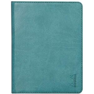 Rhodia 213004C rama Clipboard and Document Holder Booklet N°13 Peacock for A6 Format Notepads or Notebooks (10.5 x 14.8 cm) Premium Italian Faux Leather rama Collection Rhodia 213004C rama Clipboard and Document Holder Booklet N°13 Peacock for A6 Format Notepads or Notebooks (10.5 x 14.8 cm) Premium Italian Faux Leather rama Collection