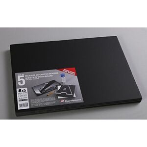 Clairefontaine Ref 193648C Foam Board (Pack of 5 Sheets) A3 (420 x 297mm) in Size, 5mm Thick, Light & Stiff Suitable for Decoration, Framing & Model-Making Clairefontaine Ref 193648C Foam Board (Pack of 5 Sheets) A3 (420 x 297mm) in Size, 5mm Thick, Light & Stiff Suitable for Decoration, Framing & Model-Making