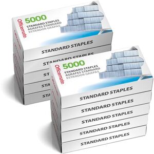 Officemate Standard Staples, 10 Boxes General Purpose Staple (91950) Officemate Standard Staples, 10 Boxes General Purpose Staple (91950)
