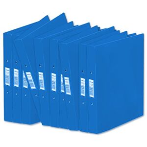Rexel A4 Budget 2 Ring Binders Blue (Pack of 10) Rexel A4 Budget 2 Ring Binders Blue (Pack of 10)