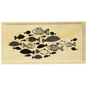 Knorr Prandell Stamp Made of Wood (General) Motif Size 5 x 4.2 cm Design: School of Fish (Fischschwarm) Motivgröße 9,5 x 4,7 cm Knorr Prandell Stamp Made of Wood (General) Motif Size 5 x 4.2 cm Design: School of Fish (Fischschwarm) Motivgröße 9,5 x 4,7 cm