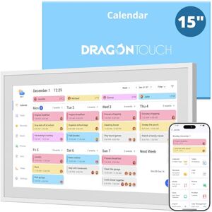 Dragon Calendar, 15.6" Digital Calendar 2025 Family Wall Planner, 1080P Full HD Interactive Touchscreen, Smart Chore Chart and Home Organization, Gift for Busy Families Scheduling Dragon Calendar, 15.6" Digital Calendar 2025 Family Wall Planner, 1080P Full HD Interactive Touchscreen, Smart Chore Chart and Home Organization, Gift for Busy Families Scheduling