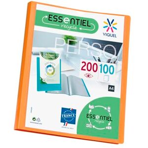 Viquel A4 Presentation Folder 200 Views Essentiel Customisable Document Holder Made in France 100 Smooth Quality Pockets Orange Viquel A4 Presentation Folder 200 Views Essentiel Customisable Document Holder Made in France 100 Smooth Quality Pockets Orange