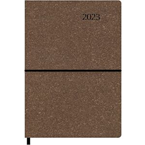 Idena 13880-2023 Appointment Diary Made of Recycled Leather, DIN A5, 176 Pages, 1 Week on 1 Page, Agenda Idena 13880-2023 Appointment Diary Made of Recycled Leather, DIN A5, 176 Pages, 1 Week on 1 Page, Agenda