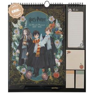Grupo Erik Wall Planner 2026 Harry Potter Gifts For Family Monthly Planner With Stickers, Pen, Shopping List, Sticky Notes Wall Calendar 16 Months Sep 2025 Dec 2026 Grupo Erik Wall Planner 2026 Harry Potter Gifts For Family Monthly Planner With Stickers, Pen, Shopping List, Sticky Notes Wall Calendar 16 Months Sep 2025 Dec 2026