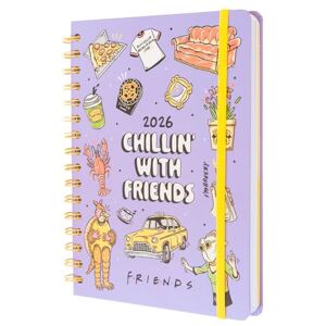 Grupo Erik 2026 Diary A5 Week To View Friends TV Show Gifts A5 Weekly Planner 2026 With Diary Stickers, Pocket, Bookmarks, January 2026 December 2026 Friends Merchandise Grupo Erik 2026 Diary A5 Week To View Friends TV Show Gifts A5 Weekly Planner 2026 With Diary Stickers, Pocket, Bookmarks, January 2026 December 2026 Friends Merchandise