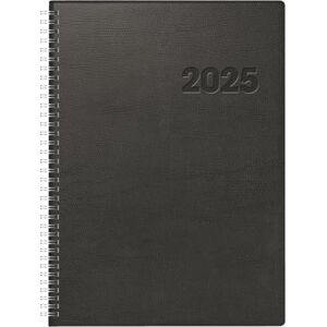 rido/idé Book Calendar Model Conform (2025), 1 Page = 1 Day, A4, 384 Pages, Plastic Cover, Black rido/idé Book Calendar Model Conform (2025), 1 Page = 1 Day, A4, 384 Pages, Plastic Cover, Black