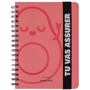 Mr. Wonderful Mr.Wonderful Wonder 2024 Week to View Diary Pink – You Will Ensure 22.1 x 2.1 x 15.6 cm Mr. Wonderful Mr.Wonderful Wonder 2024 Week to View Diary Pink – You Will Ensure 22.1 x 2.1 x 15.6 cm