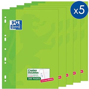 Oxford 5 x A4 Double Copy Wallets Small Squares 5 x 5 Ref 100105678 Oxford 5 x A4 Double Copy Wallets Small Squares 5 x 5 Ref 100105678