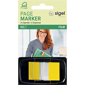 Sigel HN490 Index Page Marker, Film, strip-size:25x43 mm, 50 strips, Yellow Sigel HN490 Index Page Marker, Film, strip-size:25x43 mm, 50 strips, Yellow