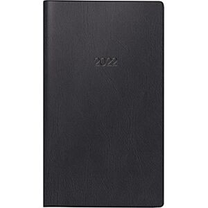 BRUNNEN 1075528902 Pocket Diary Model 755, 2 Pages = 1 Week Landscape 8.7 x 15.3 cm, Plastic Cover Black, Calendar 2022 BRUNNEN 1075528902 Pocket Diary Model 755, 2 Pages = 1 Week Landscape 8.7 x 15.3 cm, Plastic Cover Black, Calendar 2022