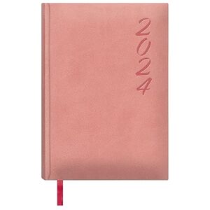 DOHE 2024 Diary Day Page Size: 15 x 21 cm (A5) 336 Pages Stitched Binding Hardcover Pink Brasilia Model DOHE 2024 Diary Day Page Size: 15 x 21 cm (A5) 336 Pages Stitched Binding Hardcover Pink Brasilia Model
