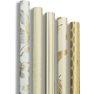 Clairefontaine 211846AMZC Box of 10 Rolls of Premium Gift Wrapping Paper 2 m x 0 m 70 80 g, Treasure Assorted Patterns Clairefontaine 211846AMZC Box of 10 Rolls of Premium Gift Wrapping Paper 2 m x 0 m 70 80 g, Treasure Assorted Patterns