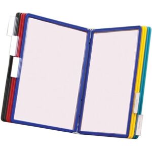 Durable VARIO Display Panel Wall Unit 10 Panels and Tabs in Assorted Colours Ideal for Storing and Display ing A4 Documents Durable VARIO Display Panel Wall Unit 10 Panels and Tabs in Assorted Colours Ideal for Storing and Display ing A4 Documents