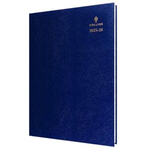Collins 'Desk' 13 Month Mid/Academic Year Planner, July 2025-July 2026-44M.60-2526 -Day-to-Page Appointments Diary, A4 Hard Cover, Blue Collins 'Desk' 13 Month Mid/Academic Year Planner, July 2025-July 2026-44M.60-2526 -Day-to-Page Appointments Diary, A4 Hard Cover, Blue
