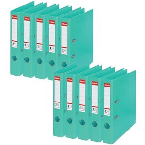 Esselte No.1 Plastic Folder A4 50 mm Light Green Pack of 10 Esselte No.1 Plastic Folder A4 50 mm Light Green Pack of 10